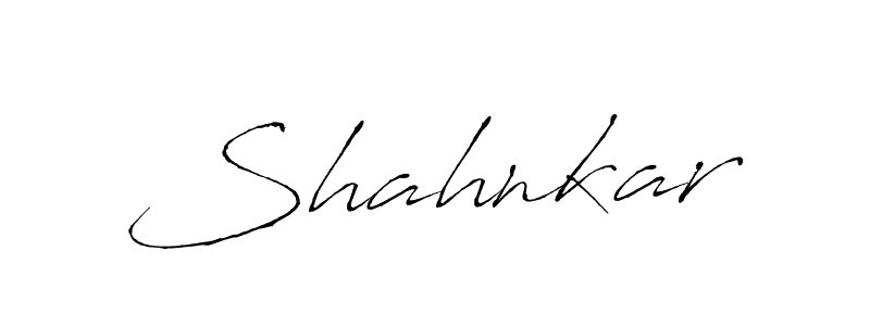 Create a beautiful signature design for name Shahnkar. With this signature (Antro_Vectra) fonts, you can make a handwritten signature for free. Shahnkar signature style 6 images and pictures png