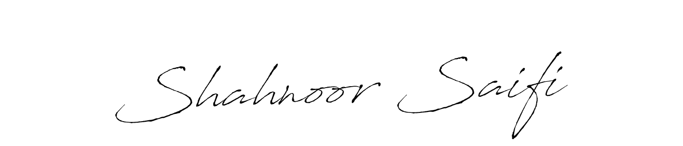 Shahnoor Saifi stylish signature style. Best Handwritten Sign (Antro_Vectra) for my name. Handwritten Signature Collection Ideas for my name Shahnoor Saifi. Shahnoor Saifi signature style 6 images and pictures png