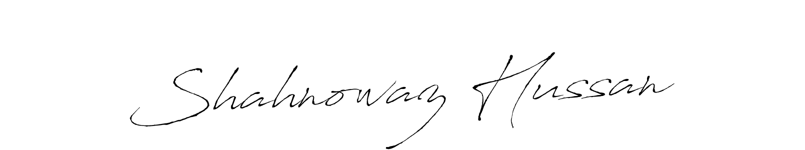 Make a beautiful signature design for name Shahnowaz Hussan. Use this online signature maker to create a handwritten signature for free. Shahnowaz Hussan signature style 6 images and pictures png