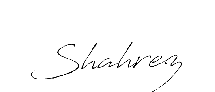 Antro_Vectra is a professional signature style that is perfect for those who want to add a touch of class to their signature. It is also a great choice for those who want to make their signature more unique. Get Shahrez name to fancy signature for free. Shahrez signature style 6 images and pictures png