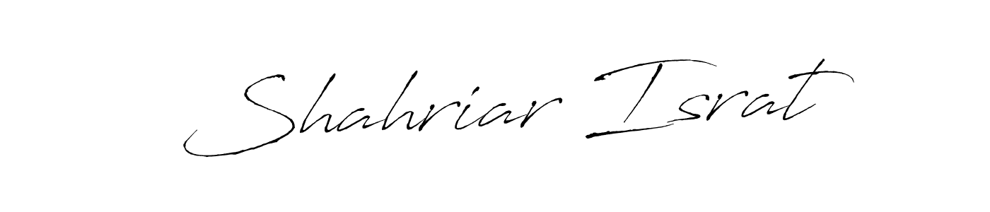 Use a signature maker to create a handwritten signature online. With this signature software, you can design (Antro_Vectra) your own signature for name Shahriar Israt. Shahriar Israt signature style 6 images and pictures png