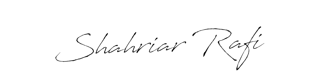 Design your own signature with our free online signature maker. With this signature software, you can create a handwritten (Antro_Vectra) signature for name Shahriar Rafi. Shahriar Rafi signature style 6 images and pictures png