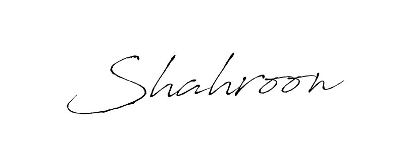 Create a beautiful signature design for name Shahroon. With this signature (Antro_Vectra) fonts, you can make a handwritten signature for free. Shahroon signature style 6 images and pictures png