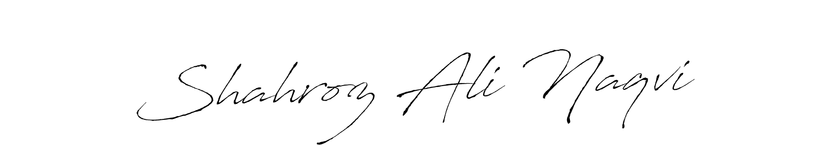 It looks lik you need a new signature style for name Shahroz Ali Naqvi. Design unique handwritten (Antro_Vectra) signature with our free signature maker in just a few clicks. Shahroz Ali Naqvi signature style 6 images and pictures png
