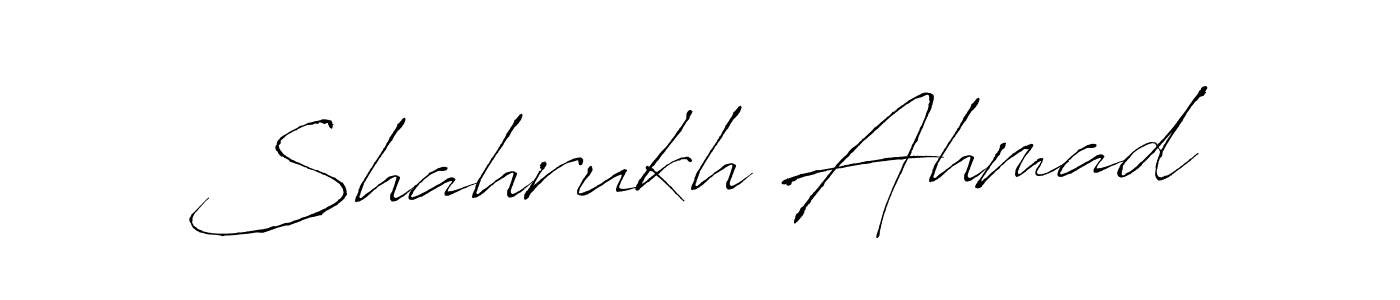 if you are searching for the best signature style for your name Shahrukh Ahmad. so please give up your signature search. here we have designed multiple signature styles  using Antro_Vectra. Shahrukh Ahmad signature style 6 images and pictures png