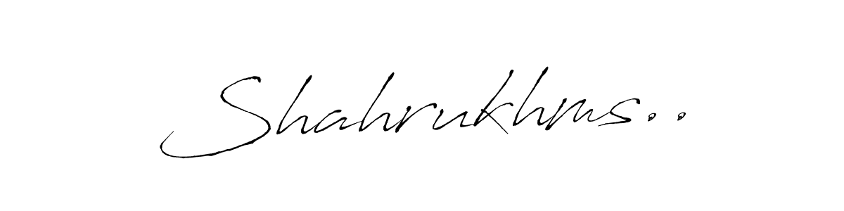 Similarly Antro_Vectra is the best handwritten signature design. Signature creator online .You can use it as an online autograph creator for name Shahrukhms... Shahrukhms.. signature style 6 images and pictures png