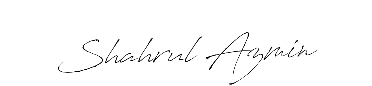 It looks lik you need a new signature style for name Shahrul Azmin. Design unique handwritten (Antro_Vectra) signature with our free signature maker in just a few clicks. Shahrul Azmin signature style 6 images and pictures png