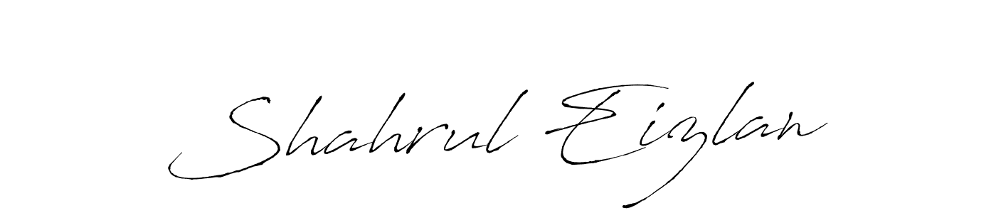 Also You can easily find your signature by using the search form. We will create Shahrul Eizlan name handwritten signature images for you free of cost using Antro_Vectra sign style. Shahrul Eizlan signature style 6 images and pictures png