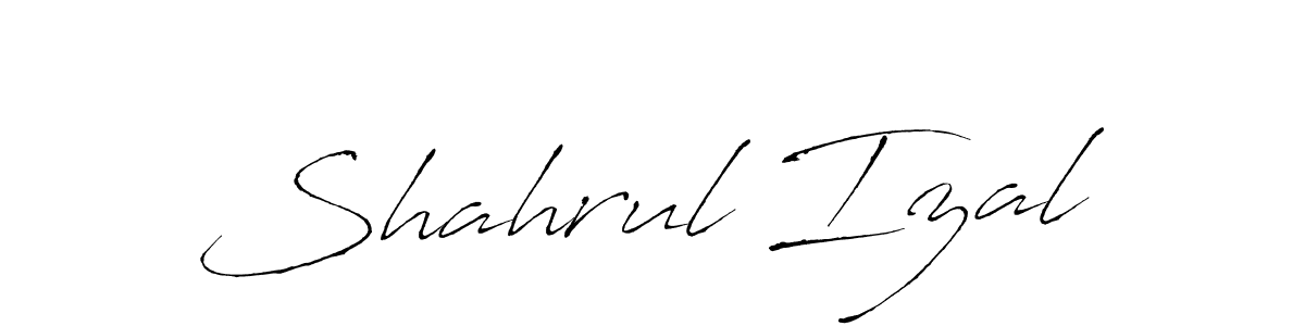 This is the best signature style for the Shahrul Izal name. Also you like these signature font (Antro_Vectra). Mix name signature. Shahrul Izal signature style 6 images and pictures png