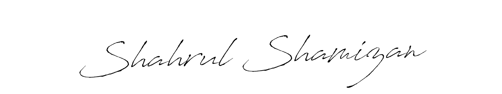 The best way (Antro_Vectra) to make a short signature is to pick only two or three words in your name. The name Shahrul Shamizan include a total of six letters. For converting this name. Shahrul Shamizan signature style 6 images and pictures png