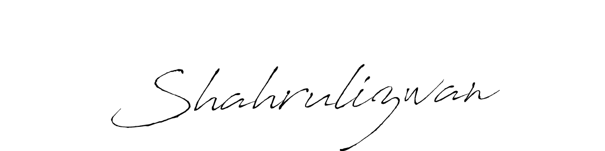 Shahrulizwan stylish signature style. Best Handwritten Sign (Antro_Vectra) for my name. Handwritten Signature Collection Ideas for my name Shahrulizwan. Shahrulizwan signature style 6 images and pictures png
