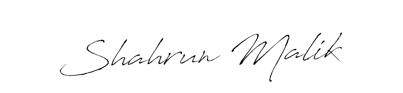 Make a beautiful signature design for name Shahrun Malik. Use this online signature maker to create a handwritten signature for free. Shahrun Malik signature style 6 images and pictures png