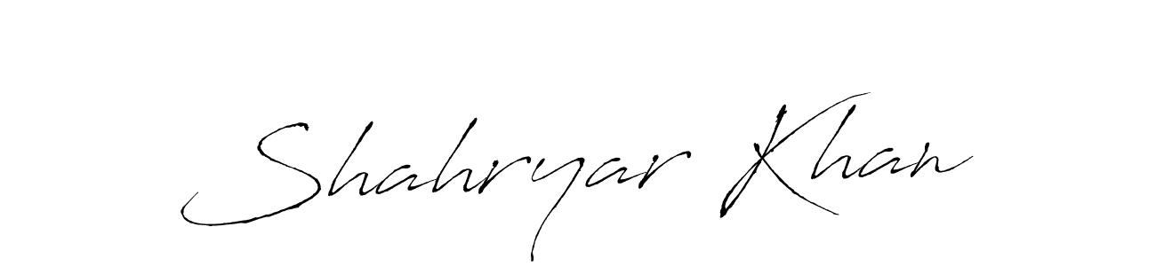 How to make Shahryar Khan signature? Antro_Vectra is a professional autograph style. Create handwritten signature for Shahryar Khan name. Shahryar Khan signature style 6 images and pictures png