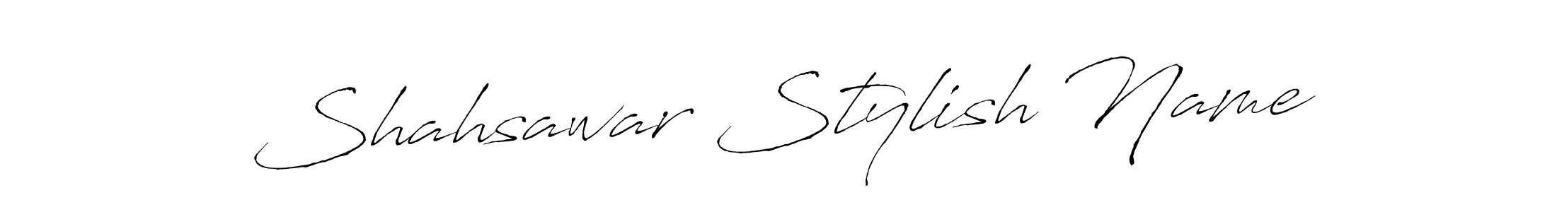 Once you've used our free online signature maker to create your best signature Antro_Vectra style, it's time to enjoy all of the benefits that Shahsawar Stylish Name name signing documents. Shahsawar Stylish Name signature style 6 images and pictures png
