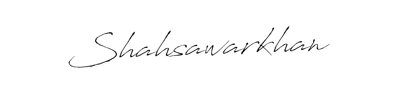 Make a beautiful signature design for name Shahsawarkhan. With this signature (Antro_Vectra) style, you can create a handwritten signature for free. Shahsawarkhan signature style 6 images and pictures png