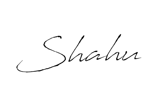 How to make Shahu signature? Antro_Vectra is a professional autograph style. Create handwritten signature for Shahu name. Shahu signature style 6 images and pictures png