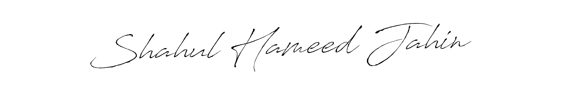 Also we have Shahul Hameed Jahin name is the best signature style. Create professional handwritten signature collection using Antro_Vectra autograph style. Shahul Hameed Jahin signature style 6 images and pictures png