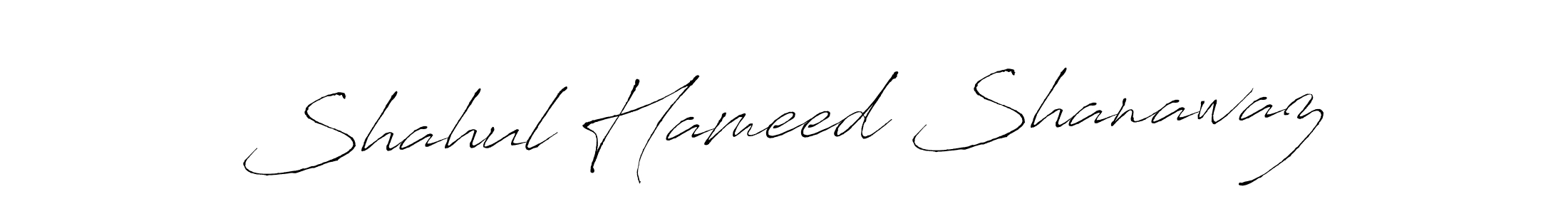 Use a signature maker to create a handwritten signature online. With this signature software, you can design (Antro_Vectra) your own signature for name Shahul Hameed Shanawaz. Shahul Hameed Shanawaz signature style 6 images and pictures png