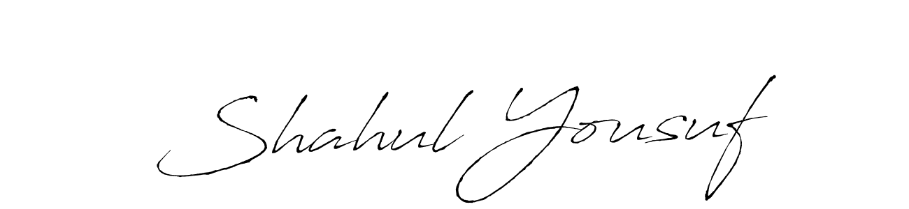 Also we have Shahul Yousuf name is the best signature style. Create professional handwritten signature collection using Antro_Vectra autograph style. Shahul Yousuf signature style 6 images and pictures png