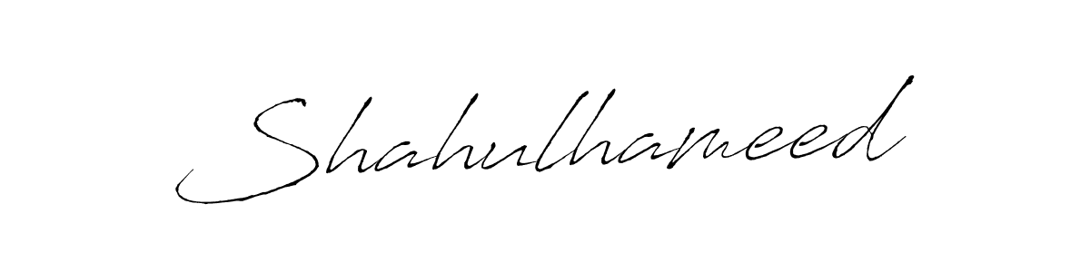 Use a signature maker to create a handwritten signature online. With this signature software, you can design (Antro_Vectra) your own signature for name Shahulhameed. Shahulhameed signature style 6 images and pictures png