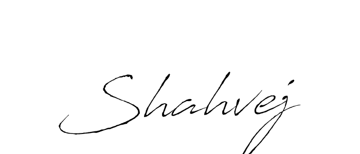 if you are searching for the best signature style for your name Shahvej. so please give up your signature search. here we have designed multiple signature styles  using Antro_Vectra. Shahvej signature style 6 images and pictures png