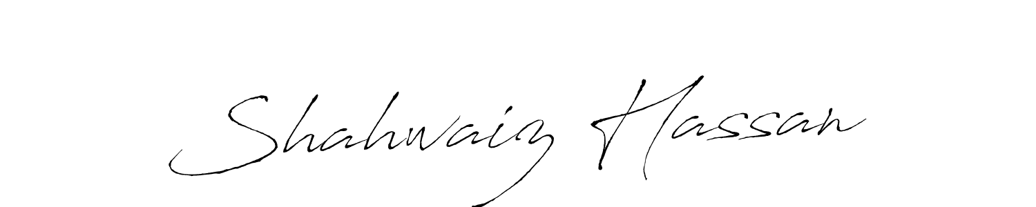 How to make Shahwaiz Hassan signature? Antro_Vectra is a professional autograph style. Create handwritten signature for Shahwaiz Hassan name. Shahwaiz Hassan signature style 6 images and pictures png