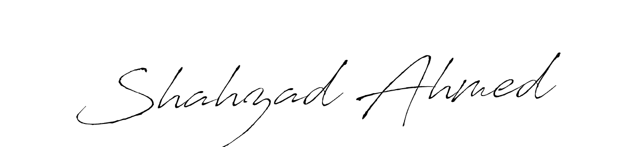 Use a signature maker to create a handwritten signature online. With this signature software, you can design (Antro_Vectra) your own signature for name Shahzad Ahmed. Shahzad Ahmed signature style 6 images and pictures png