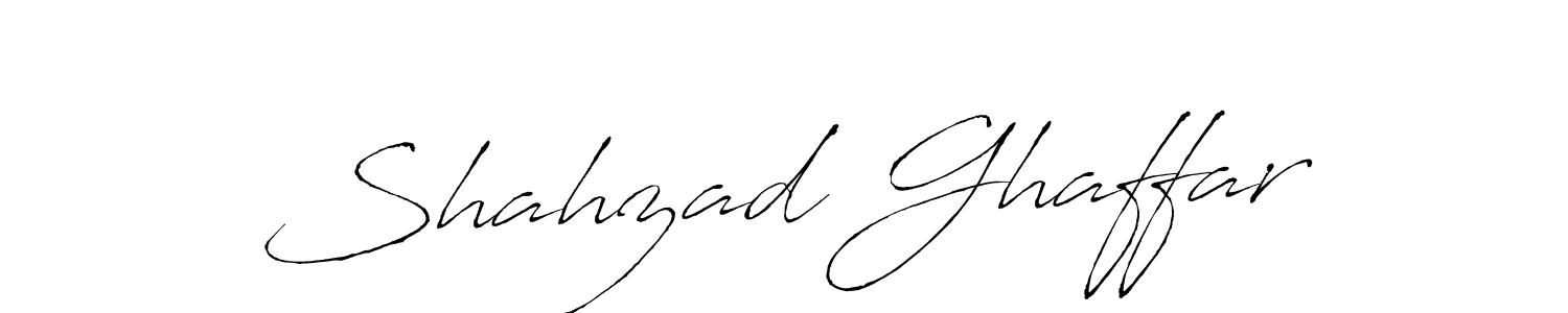 Antro_Vectra is a professional signature style that is perfect for those who want to add a touch of class to their signature. It is also a great choice for those who want to make their signature more unique. Get Shahzad Ghaffar name to fancy signature for free. Shahzad Ghaffar signature style 6 images and pictures png