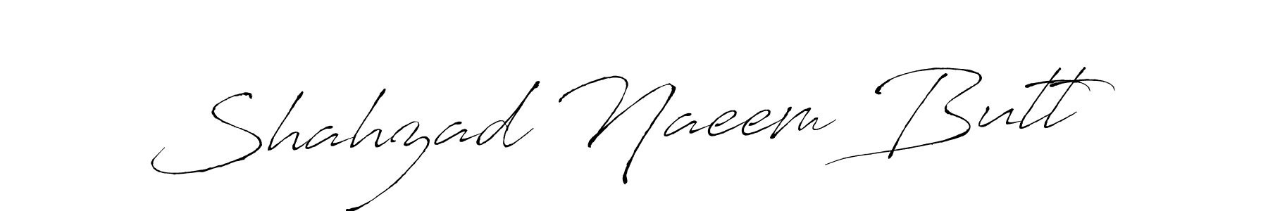 Use a signature maker to create a handwritten signature online. With this signature software, you can design (Antro_Vectra) your own signature for name Shahzad Naeem Butt. Shahzad Naeem Butt signature style 6 images and pictures png