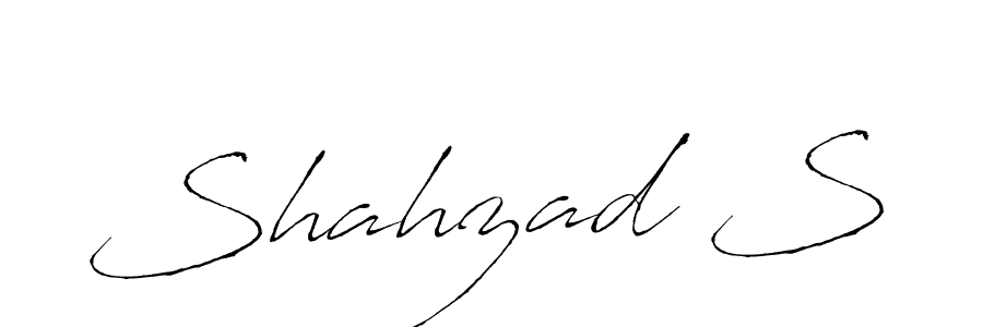 Also we have Shahzad S name is the best signature style. Create professional handwritten signature collection using Antro_Vectra autograph style. Shahzad S signature style 6 images and pictures png