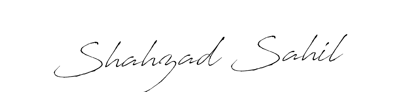 if you are searching for the best signature style for your name Shahzad Sahil. so please give up your signature search. here we have designed multiple signature styles  using Antro_Vectra. Shahzad Sahil signature style 6 images and pictures png