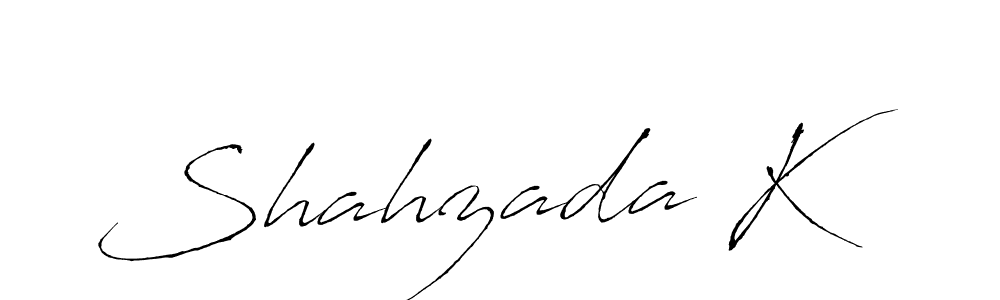 Also we have Shahzada K name is the best signature style. Create professional handwritten signature collection using Antro_Vectra autograph style. Shahzada K signature style 6 images and pictures png