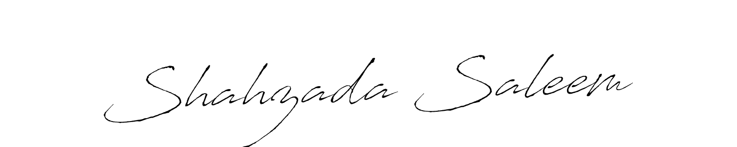 Create a beautiful signature design for name Shahzada Saleem. With this signature (Antro_Vectra) fonts, you can make a handwritten signature for free. Shahzada Saleem signature style 6 images and pictures png