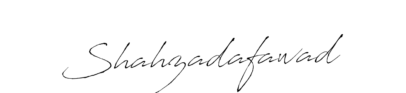 Create a beautiful signature design for name Shahzadafawad. With this signature (Antro_Vectra) fonts, you can make a handwritten signature for free. Shahzadafawad signature style 6 images and pictures png