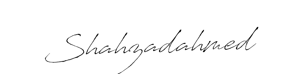 Make a beautiful signature design for name Shahzadahmed. With this signature (Antro_Vectra) style, you can create a handwritten signature for free. Shahzadahmed signature style 6 images and pictures png