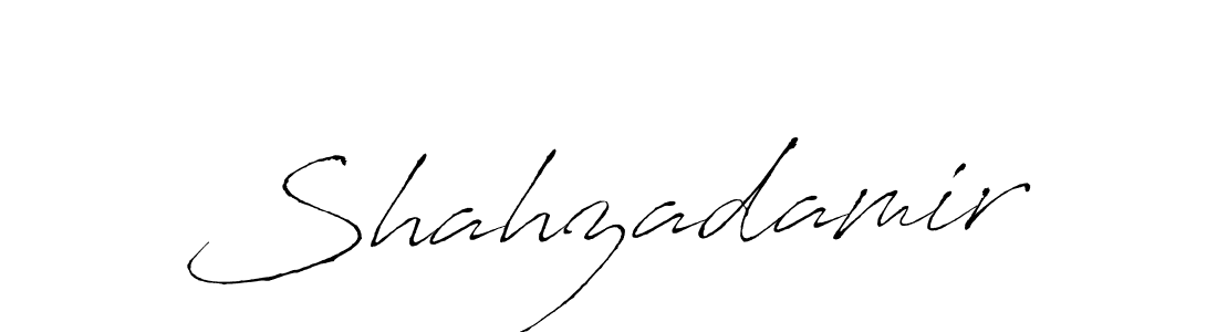 Also we have Shahzadamir name is the best signature style. Create professional handwritten signature collection using Antro_Vectra autograph style. Shahzadamir signature style 6 images and pictures png