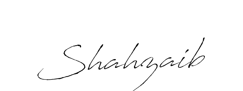 Make a beautiful signature design for name Shahzaib. With this signature (Antro_Vectra) style, you can create a handwritten signature for free. Shahzaib signature style 6 images and pictures png