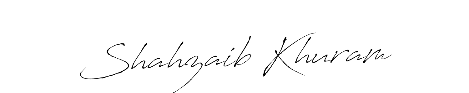 It looks lik you need a new signature style for name Shahzaib Khuram. Design unique handwritten (Antro_Vectra) signature with our free signature maker in just a few clicks. Shahzaib Khuram signature style 6 images and pictures png