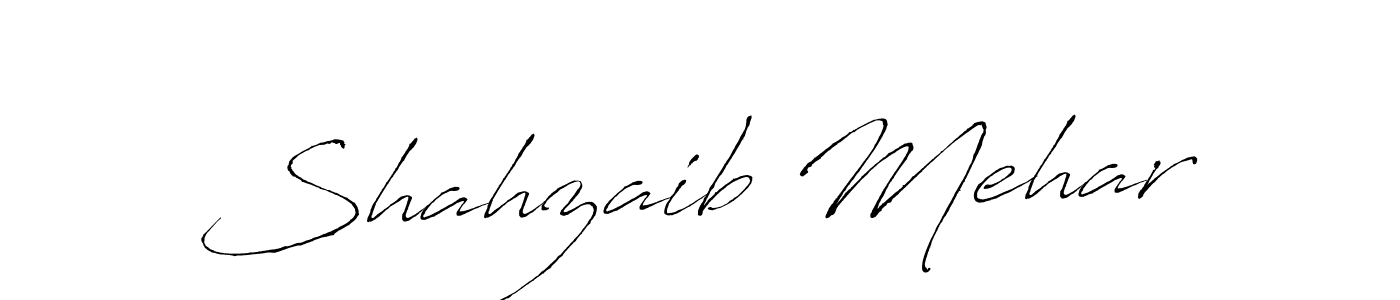 How to make Shahzaib Mehar signature? Antro_Vectra is a professional autograph style. Create handwritten signature for Shahzaib Mehar name. Shahzaib Mehar signature style 6 images and pictures png