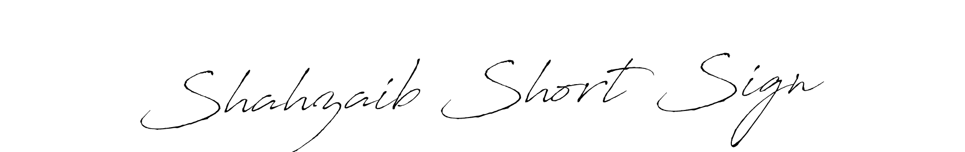 Design your own signature with our free online signature maker. With this signature software, you can create a handwritten (Antro_Vectra) signature for name Shahzaib Short Sign. Shahzaib Short Sign signature style 6 images and pictures png