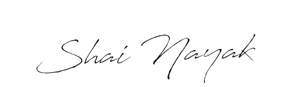 How to make Shai Nayak name signature. Use Antro_Vectra style for creating short signs online. This is the latest handwritten sign. Shai Nayak signature style 6 images and pictures png