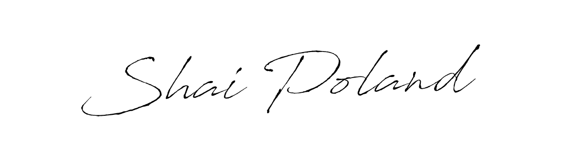 How to make Shai Poland name signature. Use Antro_Vectra style for creating short signs online. This is the latest handwritten sign. Shai Poland signature style 6 images and pictures png