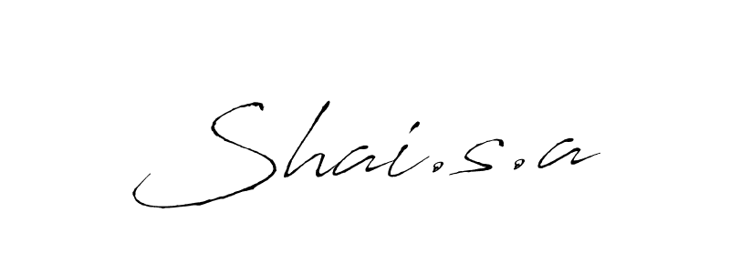 Also You can easily find your signature by using the search form. We will create Shai.s.a name handwritten signature images for you free of cost using Antro_Vectra sign style. Shai.s.a signature style 6 images and pictures png