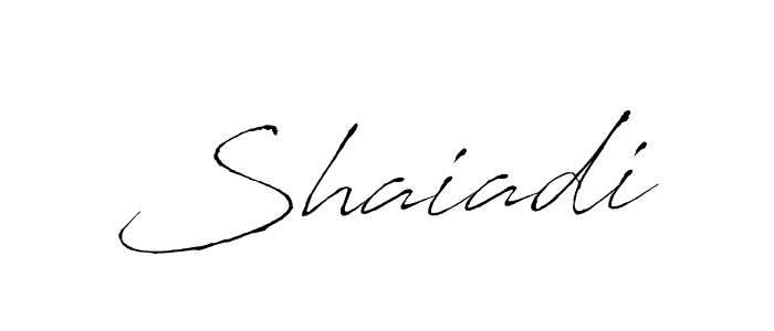 Create a beautiful signature design for name Shaiadi. With this signature (Antro_Vectra) fonts, you can make a handwritten signature for free. Shaiadi signature style 6 images and pictures png