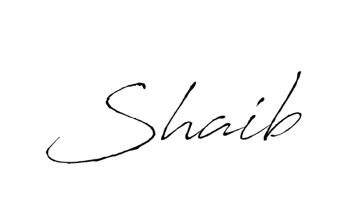 How to make Shaib signature? Antro_Vectra is a professional autograph style. Create handwritten signature for Shaib name. Shaib signature style 6 images and pictures png