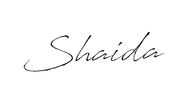 Design your own signature with our free online signature maker. With this signature software, you can create a handwritten (Antro_Vectra) signature for name Shaida. Shaida signature style 6 images and pictures png