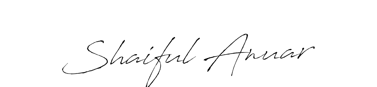 Make a beautiful signature design for name Shaiful Anuar. Use this online signature maker to create a handwritten signature for free. Shaiful Anuar signature style 6 images and pictures png