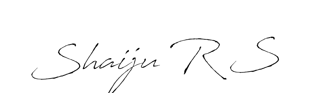 Also You can easily find your signature by using the search form. We will create Shaiju R S name handwritten signature images for you free of cost using Antro_Vectra sign style. Shaiju R S signature style 6 images and pictures png