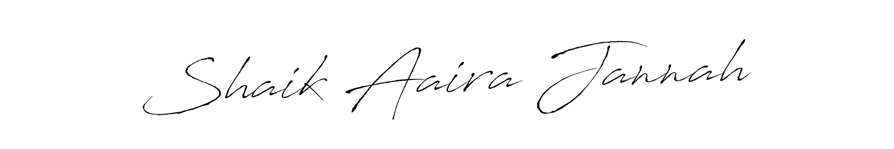 Antro_Vectra is a professional signature style that is perfect for those who want to add a touch of class to their signature. It is also a great choice for those who want to make their signature more unique. Get Shaik Aaira Jannah name to fancy signature for free. Shaik Aaira Jannah signature style 6 images and pictures png