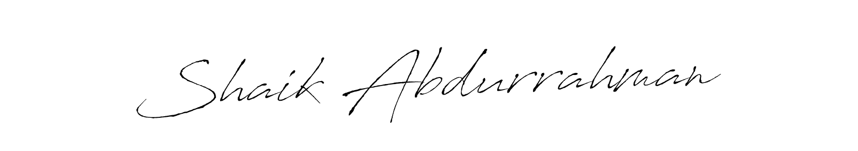 It looks lik you need a new signature style for name Shaik Abdurrahman. Design unique handwritten (Antro_Vectra) signature with our free signature maker in just a few clicks. Shaik Abdurrahman signature style 6 images and pictures png